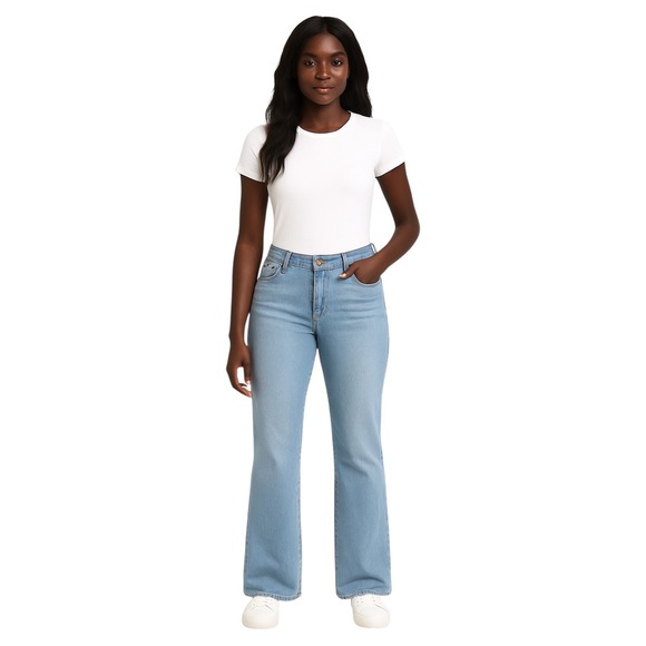 Old Navy Sweetheart Curvy Fit Jeans | Mid Rise | Blue Denim | Size 10 Short - Picture 1 of 6